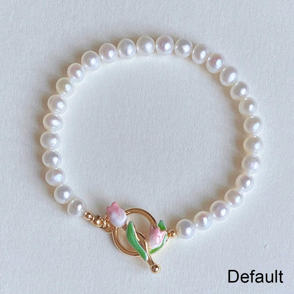 Tulip Bracelet Temperament Versatile Pearl Tulip Bracelet Simple Jewelry Accessories for Women