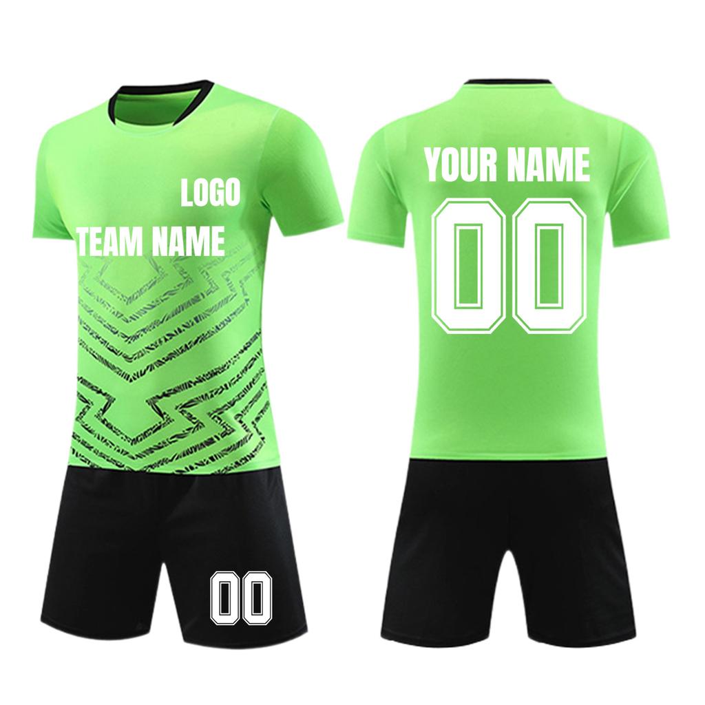 Personalised Shirts Kit Mens Girls With Name Number Custom Football Jerseys For Boys Training Suit
