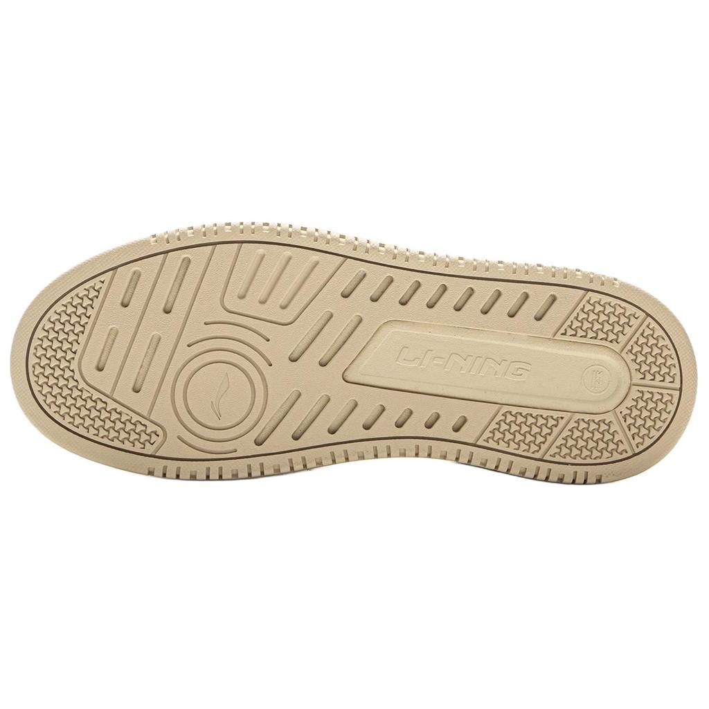 New LiNing Cheese 2.0 Slip Resistant, Abrasion Resistant, Breathable Low Top Skateboard Shoes Women's Ecru AGCV348-1