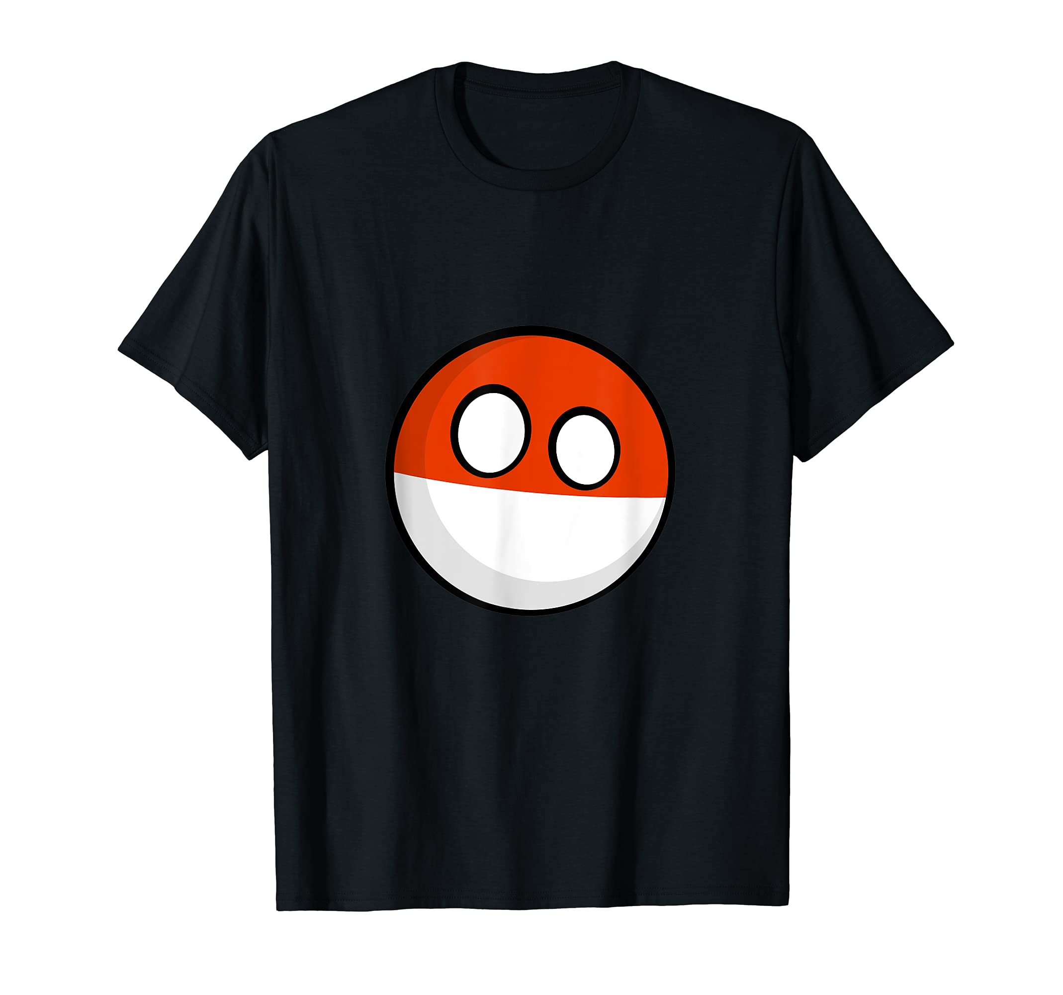 Смешная футболка с флагом Polandball Countryball