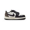 Air Jordan 1 Retro Low OG TD Mocha Scarpe da Ginnastica per Bambini Bianco Nero Dark-Mocha FQ5435-102