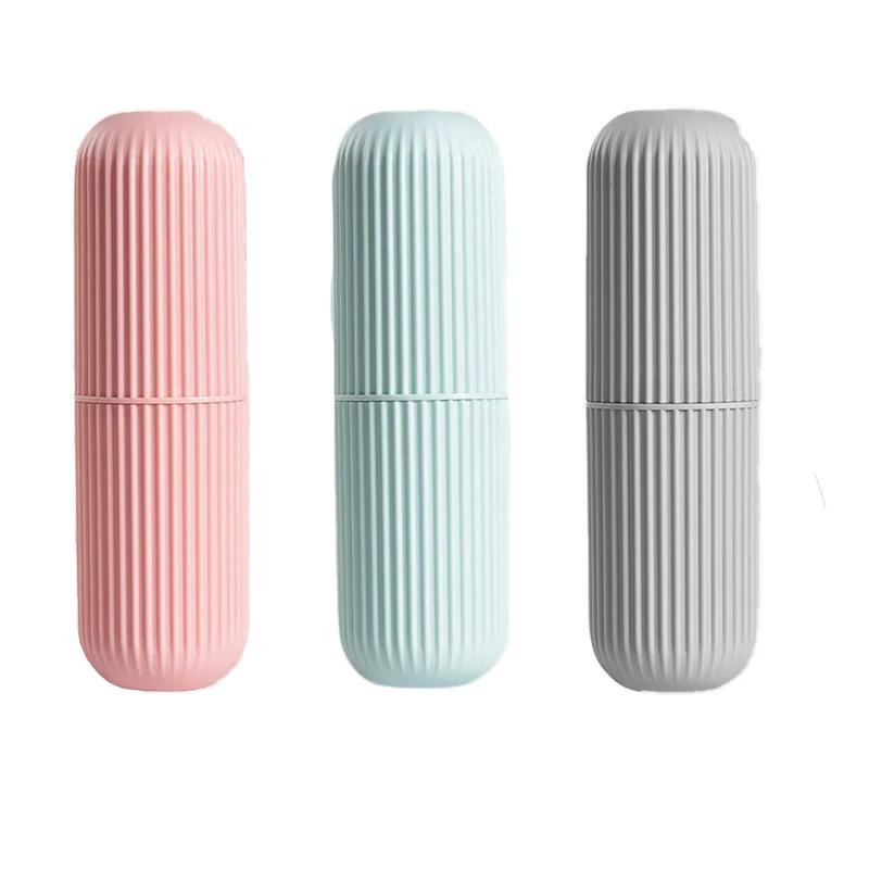 Travel Portable Toothbrush Cup Bathroom Toothpaste Holder Storage Case Box Organizer Travel Toiletries Storage Cup New Creative