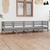 VidaXL Solid Pine Wood Garden Lounge Set 4 Pcs Patio Furniture Garden Furniture Outdoor Furniture Set Furniture 3082504