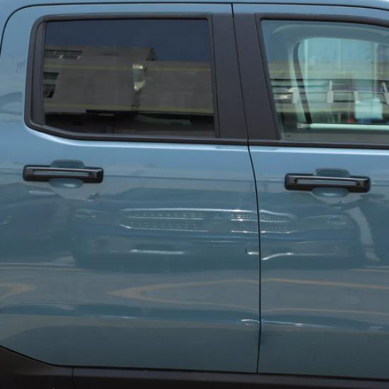 For -2025 Ford Maverick ABS Gloss Black Exterior Door Handle Cover Trim 4PCS
