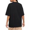Nike Round Neck Logo Short Sleeve Straight T-Shirt Women Tops Black DX7923-010