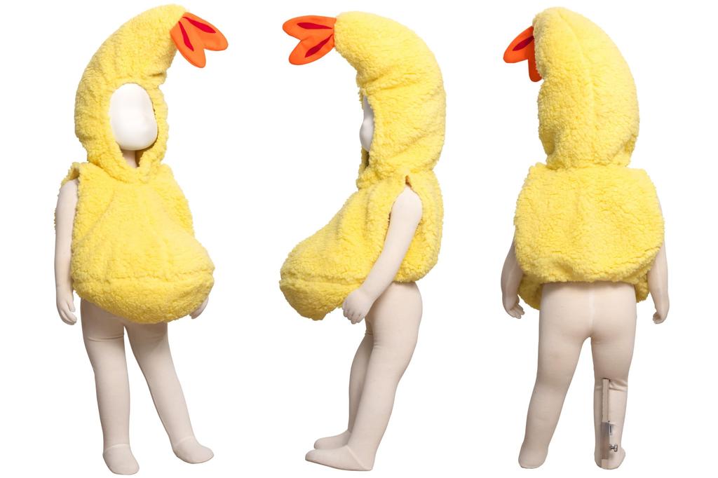 Clearstone Marshmallow Baby Cosplay Halloween Marshmallow Krewetka Tempura Dziecko 80cm Żółty