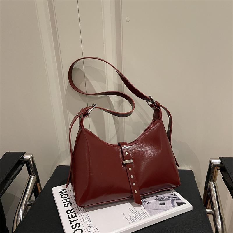 Nische einfache tragbare Knödeltasche Damen Herbst neu Retro Mode Schulter Umhängetasche