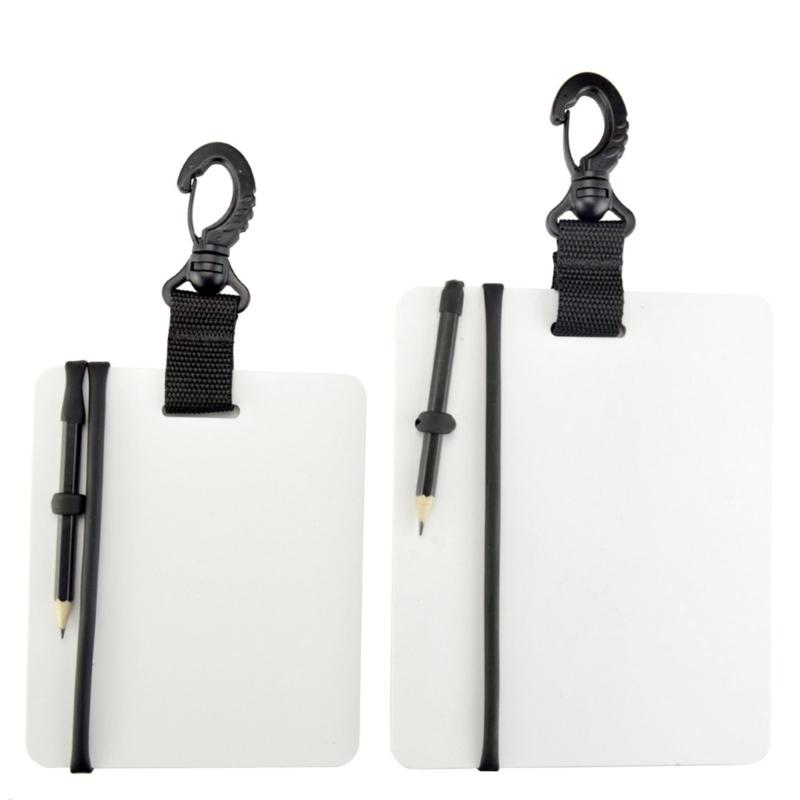 Scubas Diving Writing Plate with Pencil Underwater Writing Board Snorkeling Record Board Underwater Writing Board