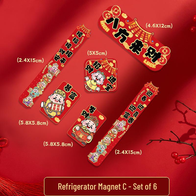 

2026 год Лошади Мультяшный Магнит на холодильник Сделай сам