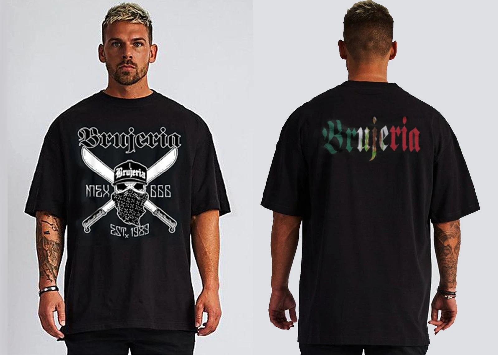 BRUJERIA EXTREME METAL BAND BLACK T-Shirt FRONT AND BACK PRINT S
