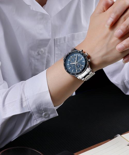 Seinteuseukoteuleondeon St3055M Chronograph Men'S Metal Watch
