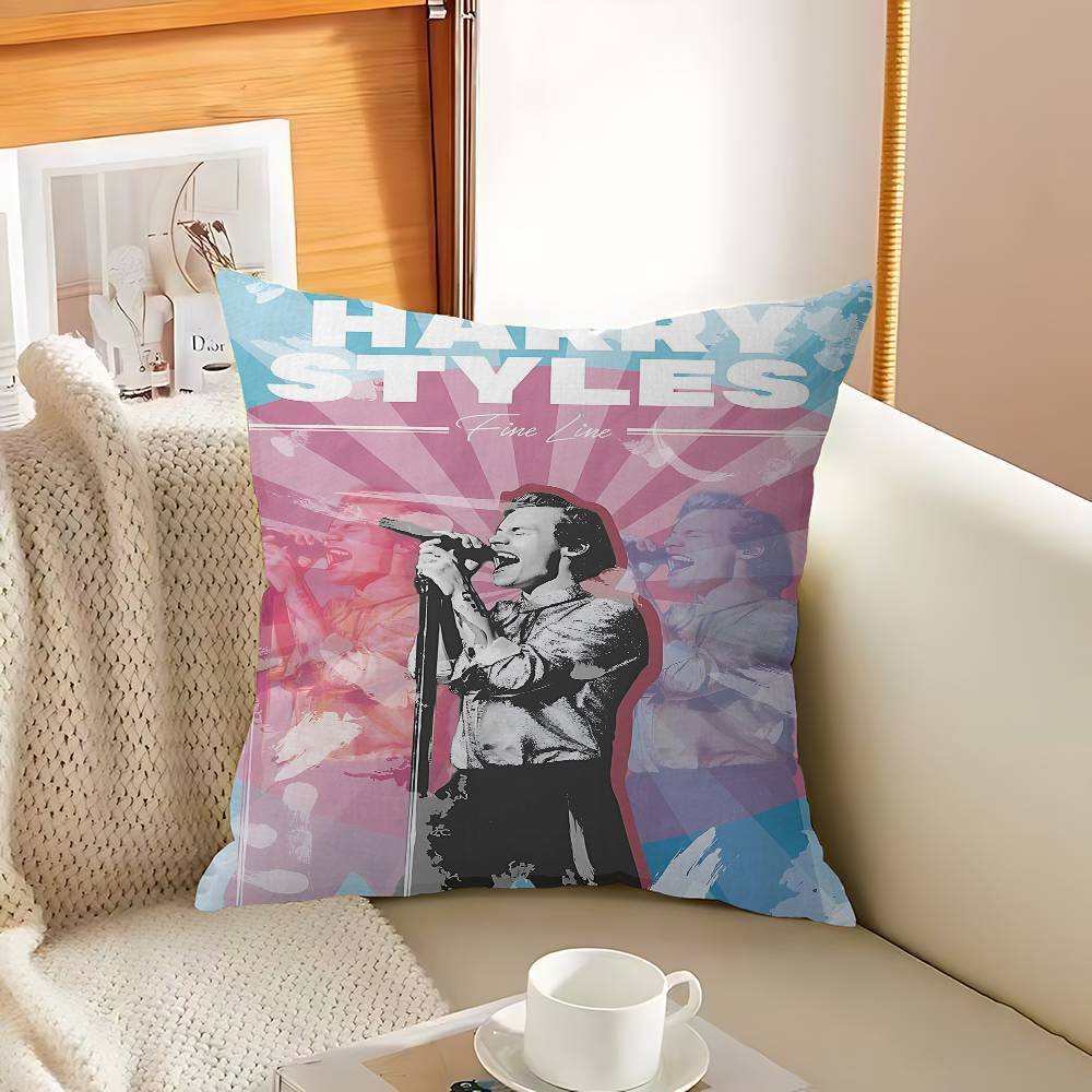 Singer H-Harrys S-Styles Cushion Cover Pillow Cover Decor Pillowcase Printed Cushion Case For Couch