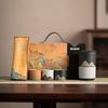 "Thousand-mile Rivers and Mountains" Ceramic Hand-painted Tea Set Gift Box
