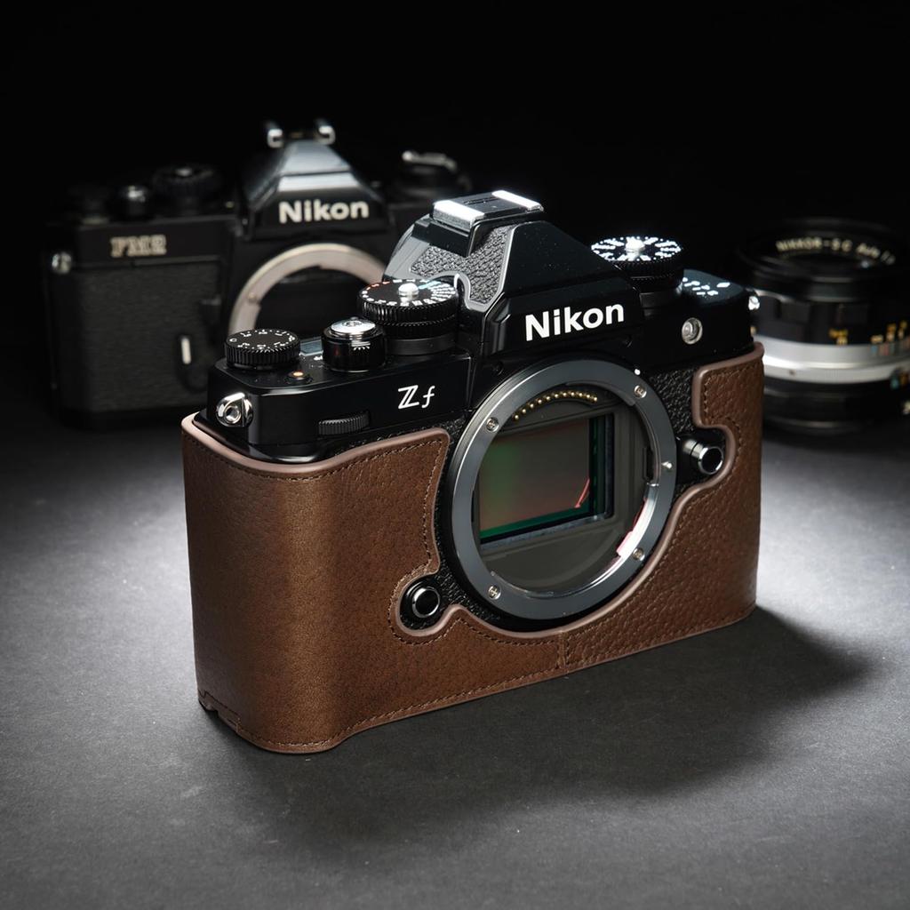 TP Original Nikon Zf Half Body Dark Brown Case,