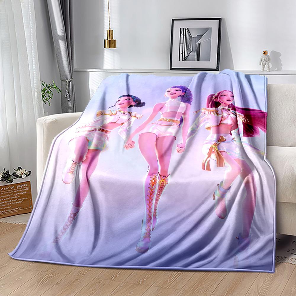 Cyberpunk Heroes Unite Blanket Soft Warm Cozy Suitable for Livingroom Couch Bedding for All Occasions Modern Style