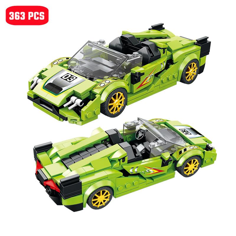 Non-Toxic Reobrix Sports Car Assemblage Building Blocks Kits Moc Technical Racing Vehicle Models Super Car Toys For Children Halloween Gifts