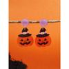New Halloween Stud Earrings Combination Cartoon Funny Easter Earrings Set
