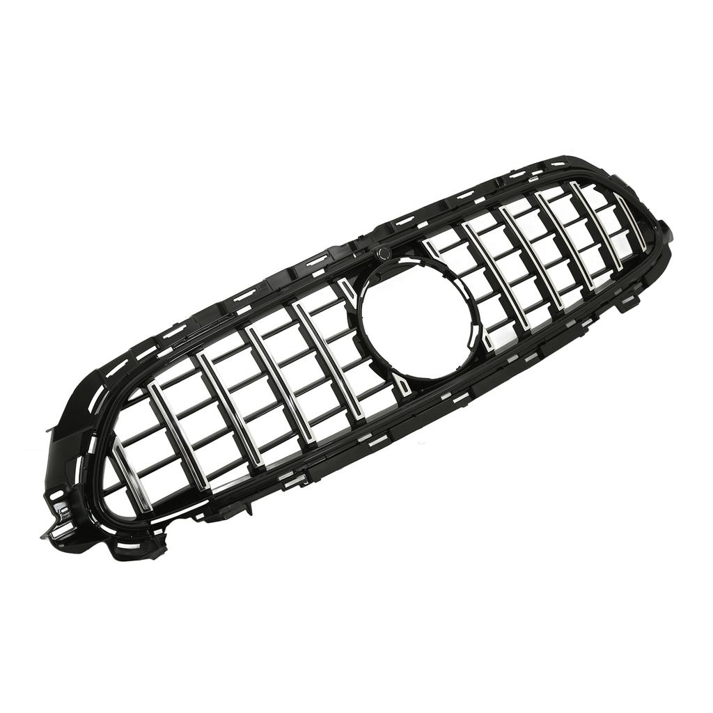 For Panamericana GT   Grille With Camera Holes Replacement for   EClass W213 C238  13 Facelift 2021+(Gloss Black )
