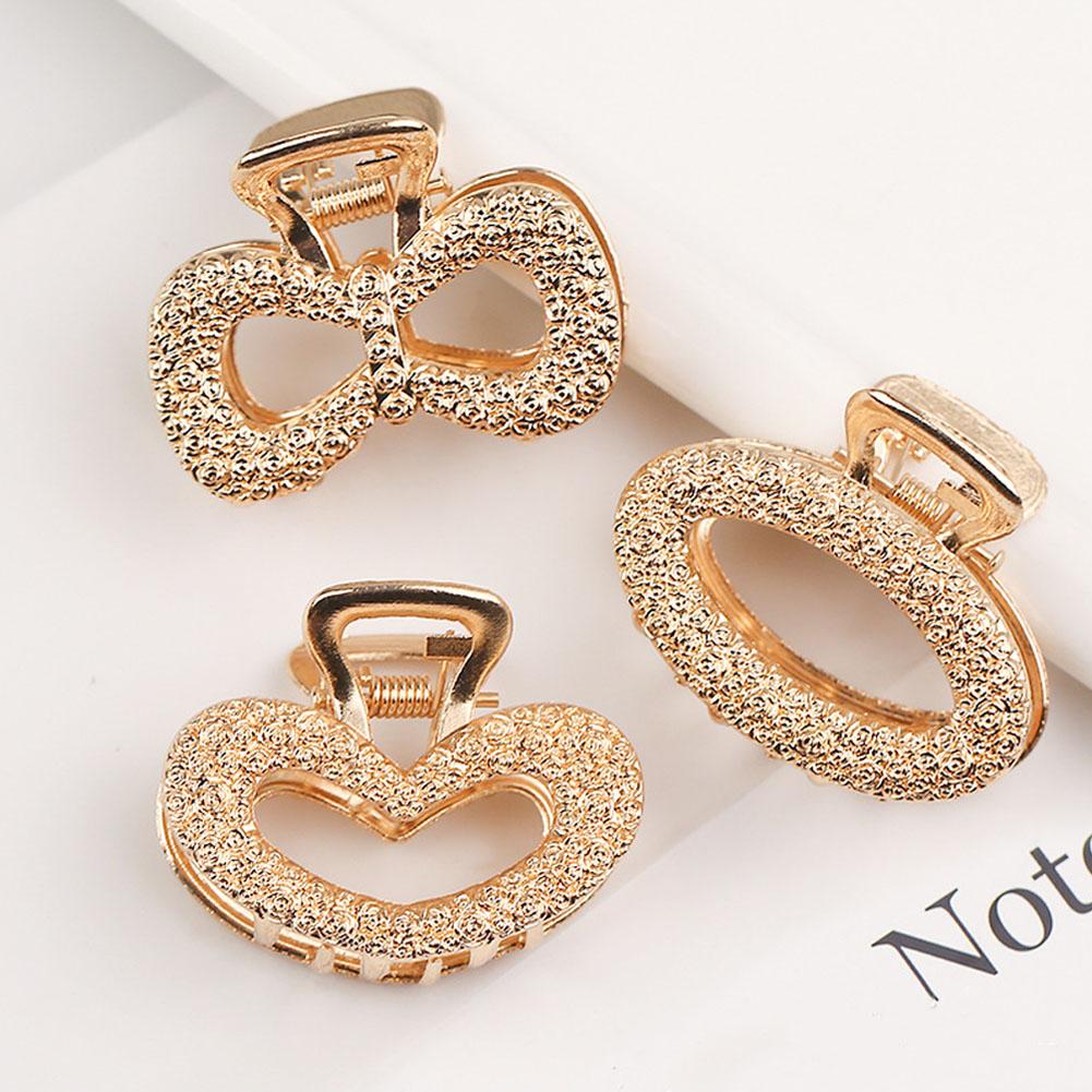 Frauen Einfache Legierung Vielseitige Haarnadel Goldlegierung Haarspangen Mädchen Süßes Stirnband Haarspangen Haarschmuck