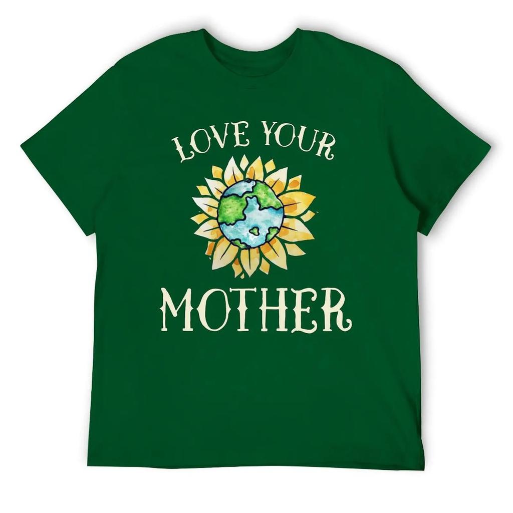 Crewneck Mother's Day Love Your Mother Earth Day WOmen's T-shirt  Move Tees Hot Sale Sarcastic Aactivity Competition USA Size
