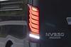 Valenti Jewel LED Tail Lamps ULTRA for Nissan Red Caravan/NV350 Caravan, Lens/Black, TN350NVU-RG-1