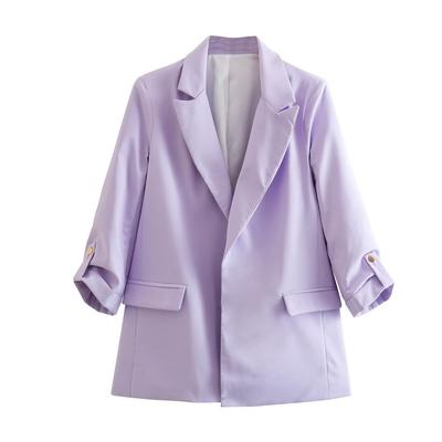 New Autumn Models, Women's Clothing, Wind Design, Roll-sleeved Casual Blazer