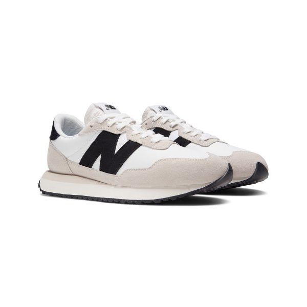New Balance 237 Deniz Tuzu Siyah Unisex Spor Ayakkabı Beyaz MS237SF
