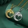 Bat Necklace for Women Moon and Star Charm Hollow Jewelry On the Neck Stainless Steel Vintage Party Halloween Christmas Gifts