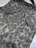 Leopard Print Loose Korean Style Short Sleeve Women's Top
