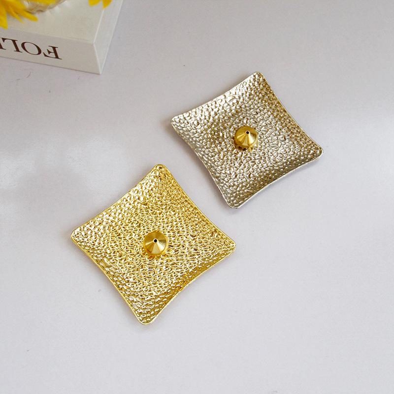 Metal Incense Holder Mini Zen Meditation Holder for Wood Chips Sticks Aromatherapy Stand Incense Burner Home Decor Gift