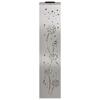 Solar LED Path Light 2 Pcs Silver Stainless Steel