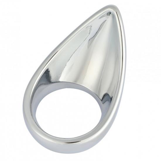 Stainless Steel Metal Horseshoe Ring Men's Weight-Bearing Ring Penis Exercise Weight-Bearing Massage Ring Penis Ring Adult Toys