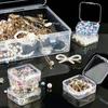 DIY Jewelry Storage Case Plastic Clear Beads Storage Box Necklace Storage Container  Earrings