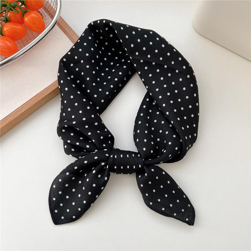 Paisley Flower Print Handkerchief Soft Cotton Linen Head Neck Scarves Hair Scarf Neckerchief Headscarves Square Scarf Headband