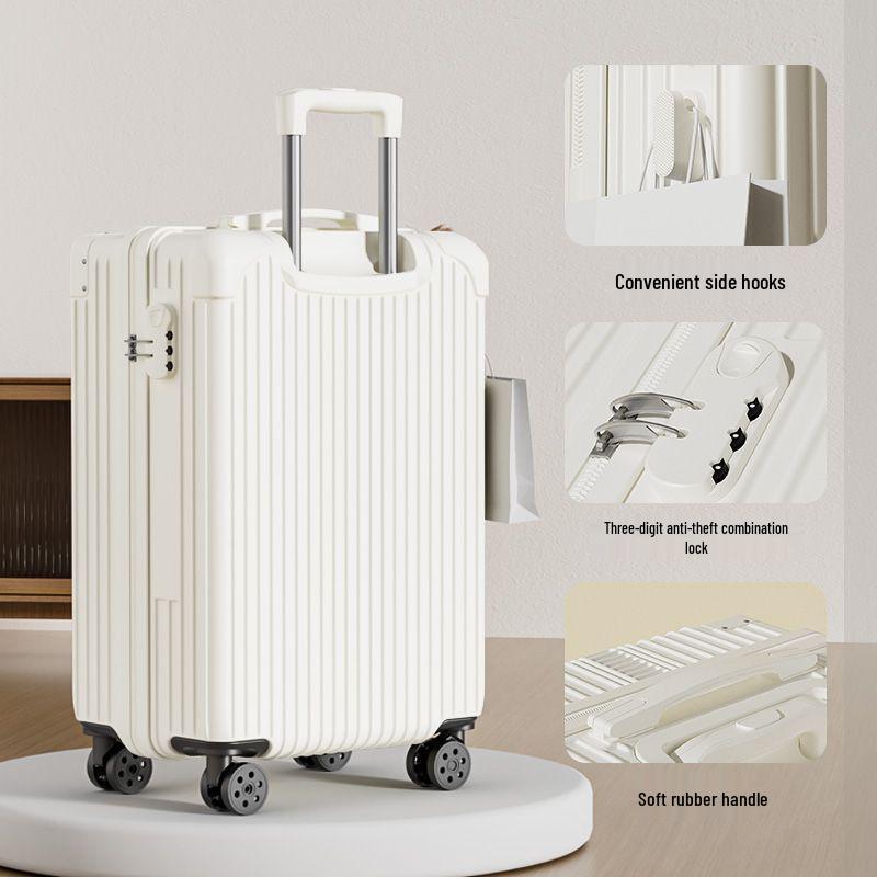 Large Capacity Retro Korean Style Travel Suitcase with Durable Universal Wheels - 2025 Edition
