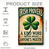 Vintage Glück von Irland Metallwandposter, Bar Geschenk