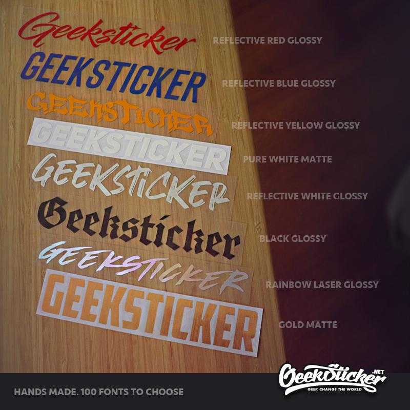 100+ Fonts Custom Text Decal Sticker Your Name Slogan Company Name Number For Car Motorcycle Bike Boat Shop Window Waterproof