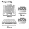 4 Pieces 1:8 Scale Axle Guard Protector Chassis Replace Parts DIY Model Upgrade for H8H