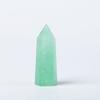 Hexagonal Crystal Column Ornament: Polished Semi-Precious Stone in Various Materials