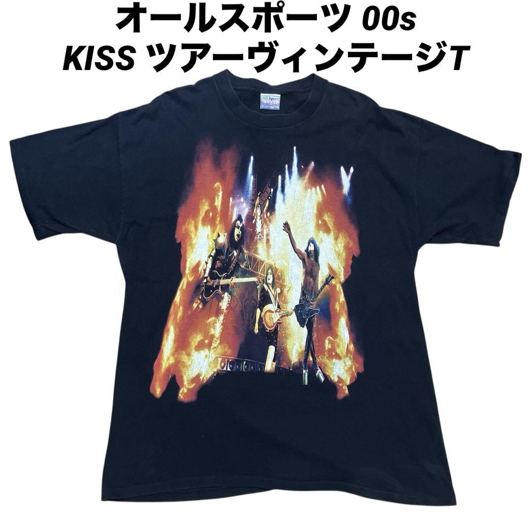 

[USED] Vintage 2000s KISS Tour T-Shirt, Size XL, Black