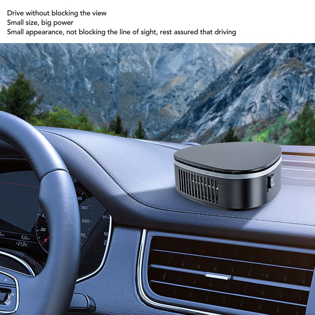 12V Car Heater 120W 2 Gears Car Cooling Heating Fan for Defogging Defrosting Snow Removal