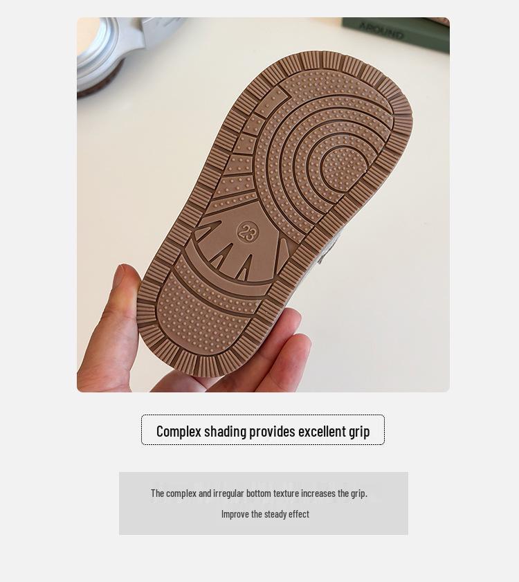 2025 Spring/Autumn Kids' Soft Leather Loafers - Versatile, Comfortable Shoes for Boys and Girls