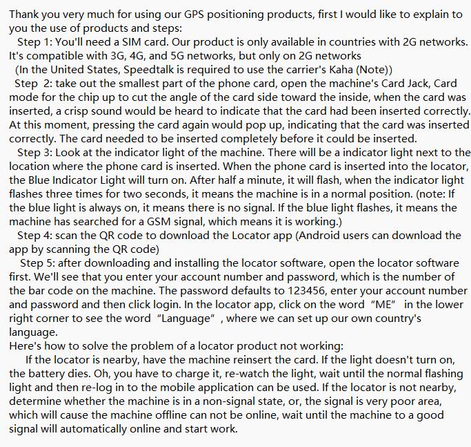 GPS small car locator real-time tracking anti-loss locator P6 locator remote control