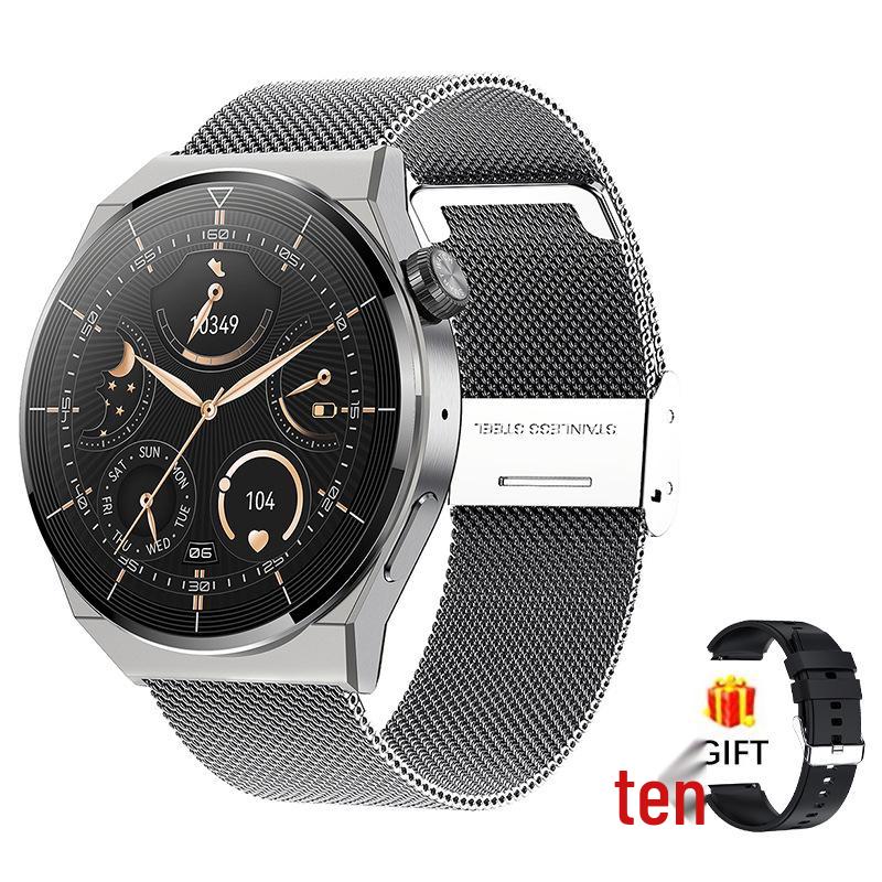 Multifunctional Smartwatch: Large Screen, Bluetooth Calls, Men's Blood Pressure, Heart Rate & Sleep Monitoring