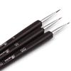 3 sztuk / zestaw Rozsianych Malowanie Rysunek Żel UV Liner Polish Brush Tool Nail Art Pen