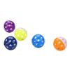 5pcs 4.3cm Hollow Bell Ball Teasing Cat Toy Pet Toy Plastic Ball Christmas Ornament Cat Toys Interactive  Pet Products
