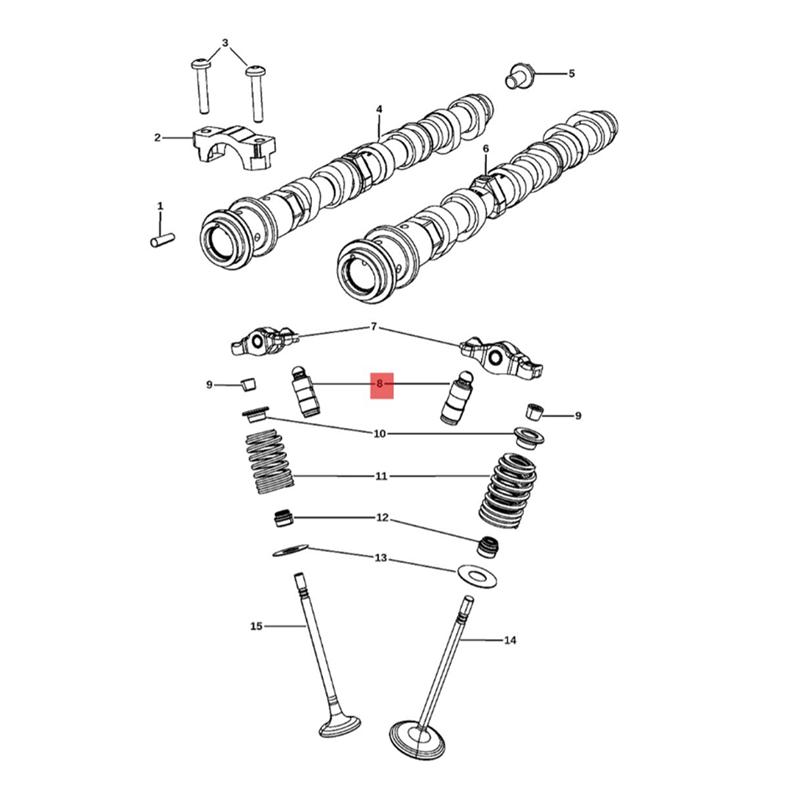 Strange 24 Pcs 5184332AA Valve Lifter Kit For Chrysler Dodge Jeep Ram Pentastar 3.6L 2011-2020