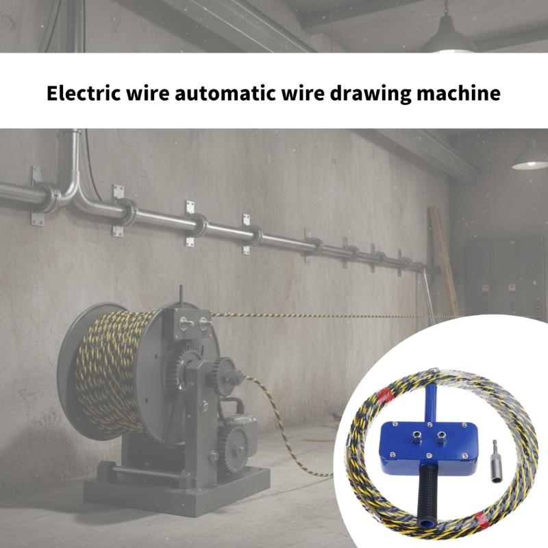 Industrial Electric Cable Puller Automatic Threading Machine Suitable For Electrical Projects Home Renovation DIY Tools