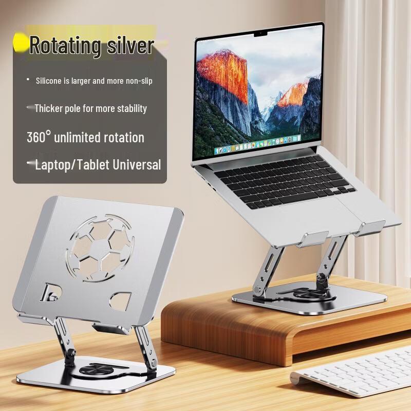 Ollymurs Upgraded 720° Rotating Laptop & Tablet Cooling Stand