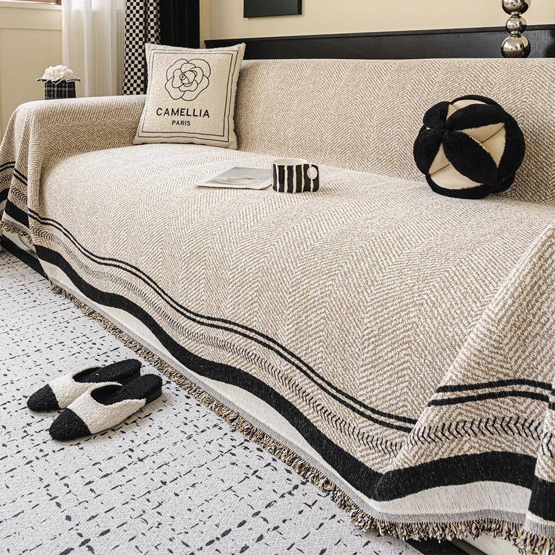 

All-Season Waterproof Chenille Sofa Cover - Universal Urine-Proof Cushion Protector 180x130cm